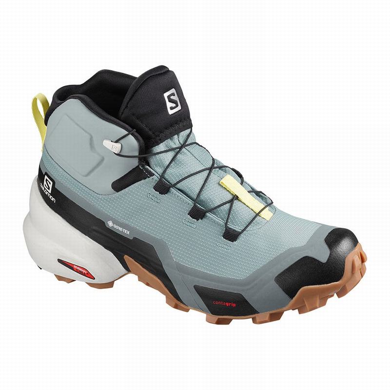 Buty Turystyczne Damskie Salomon CROSS HIKE MID GORE-TEX - Zielone - Polska (084-OCMDQJ)